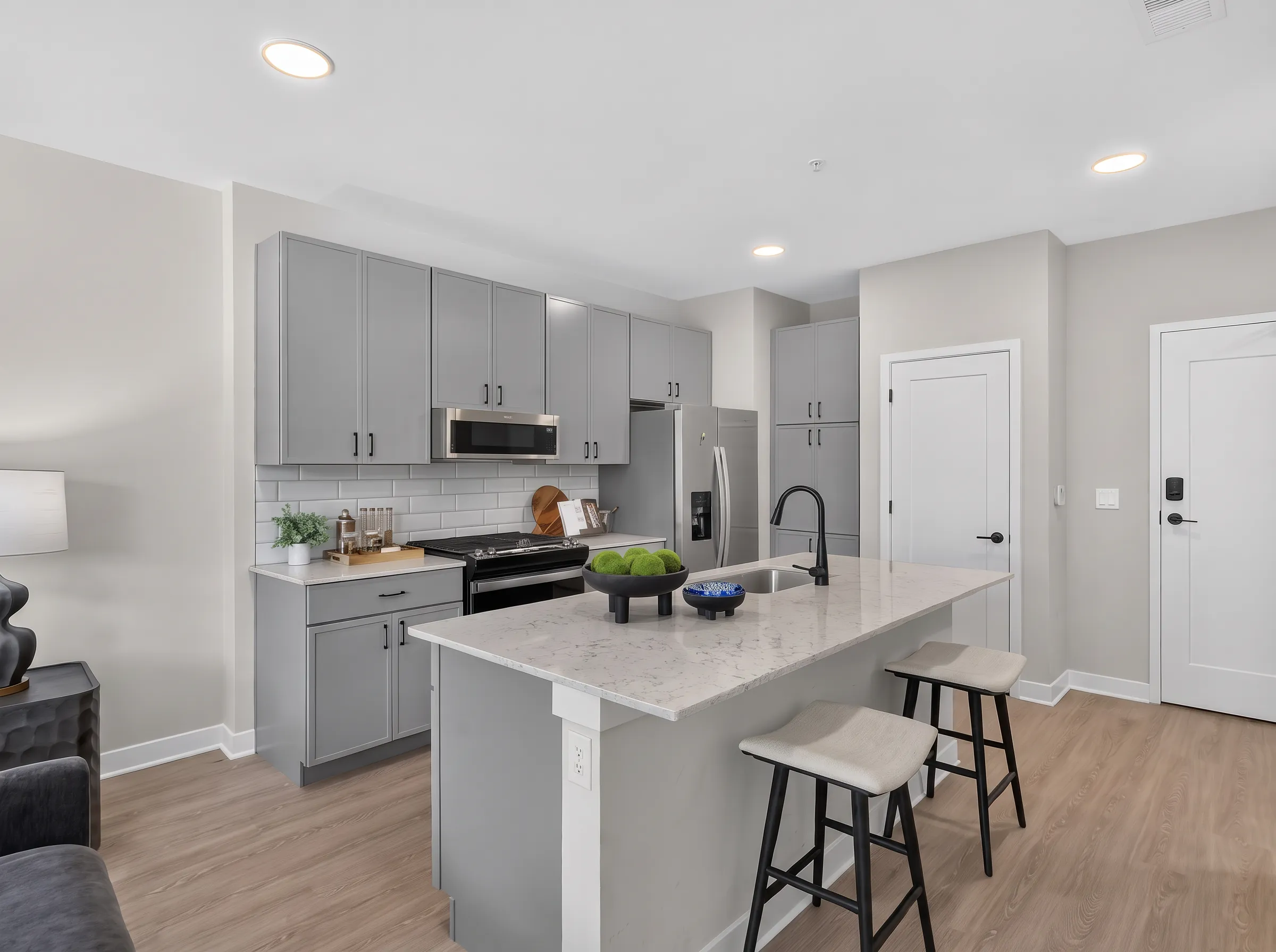 Real estate photography of a kitchen shot by Ian K Captures